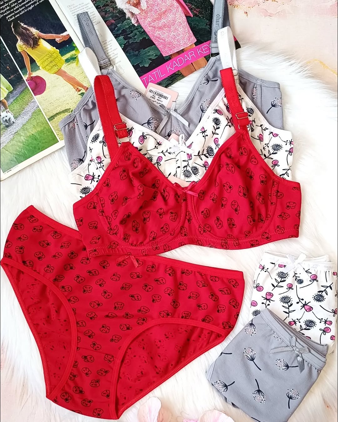 ست تمام نخ فنردار کد 523